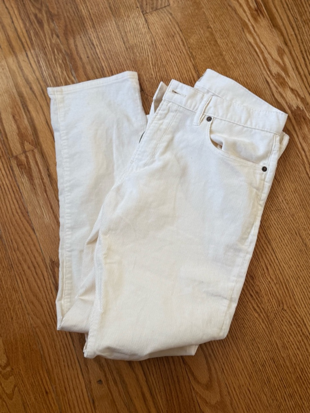 Todd Snyder White Corduroy Jeans